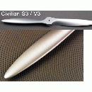 28X10 民間機用プロペラ(木製)-V3 シルバー