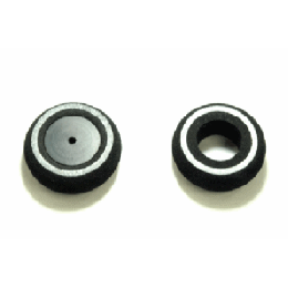 カラーライトスポンジタイヤ 黒 25 (LS-25B)
