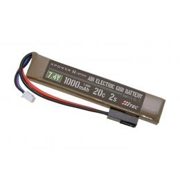 XPOWER R-SPEC AIR ELECTRIC GUN BATTERY Li-Po 7.4V1000mAh 20C 2S ミニタミヤコネクター
